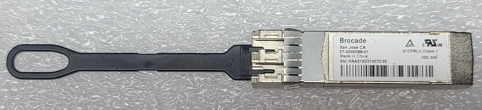 Lot of 100 Brocade 57-0000088-01 XBR-000192 16G SW SFP+ 850nm LC Transceiver