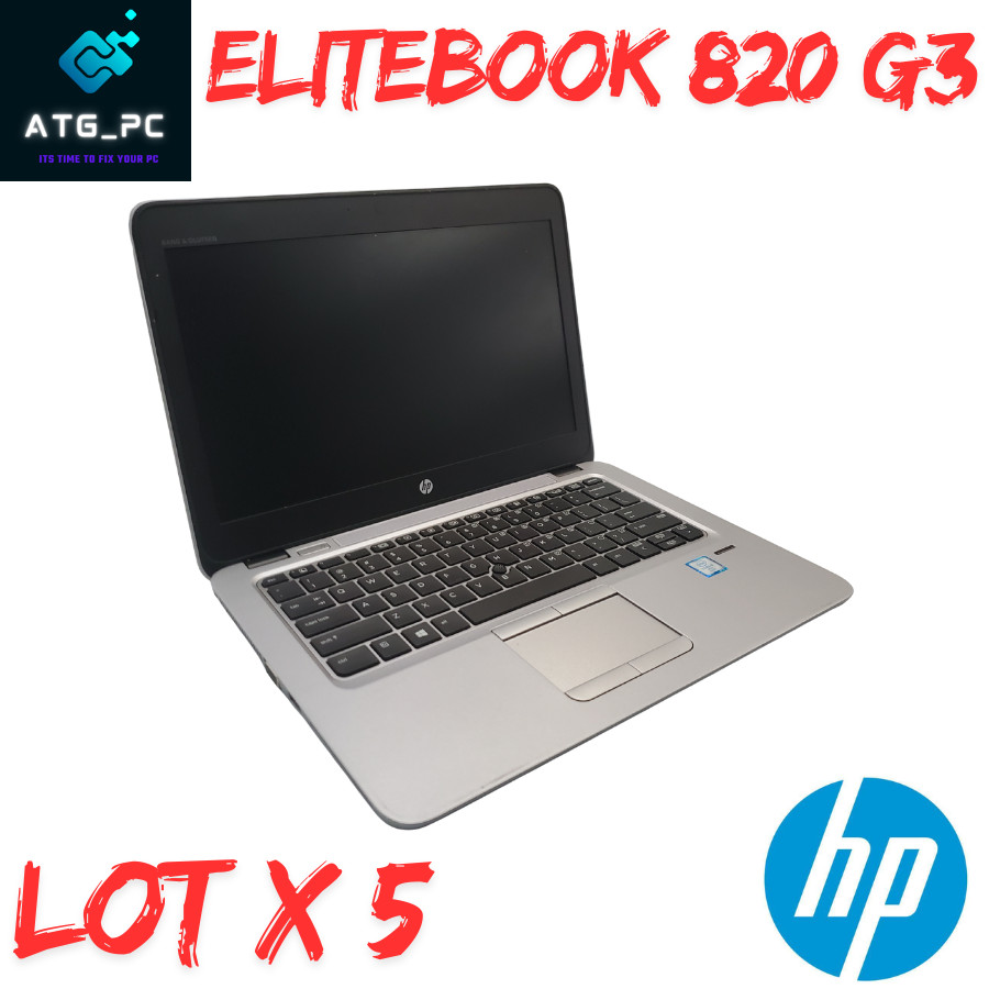 Lot x 5 HP EliteBook 820 G3 Laptop i5-6TH GEN No RAM/BAT/SSD/Charger/BIOs Locked