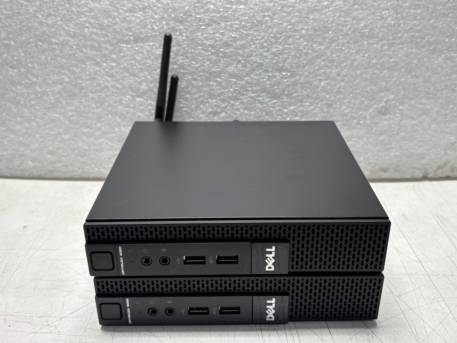 Lot of 2 Dell OptiPlex 3020M Micro Intel Core i3-4160T 3.10GHz 16GB No SSD/OS/AC