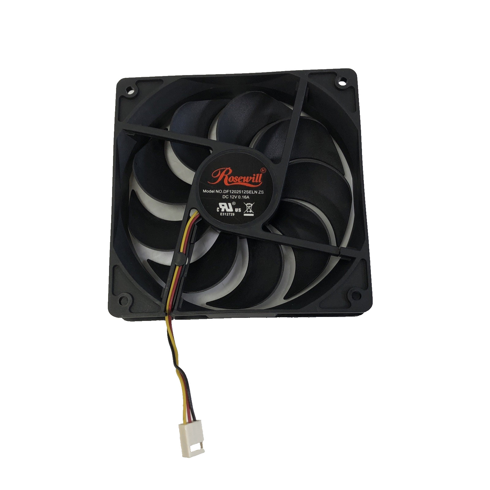  Rosewill - 12VDC 120MM CASE FAN DF1202512SELN 