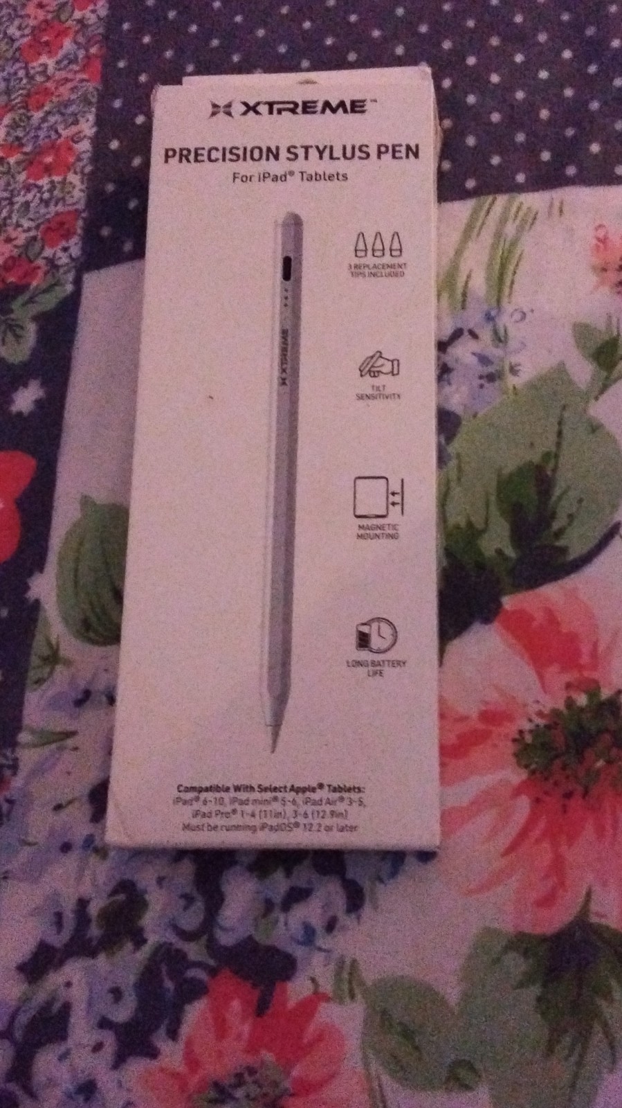 Xtreme Precision Stylus Pen White Magnetic Tilt for iPad Pro Air Mini