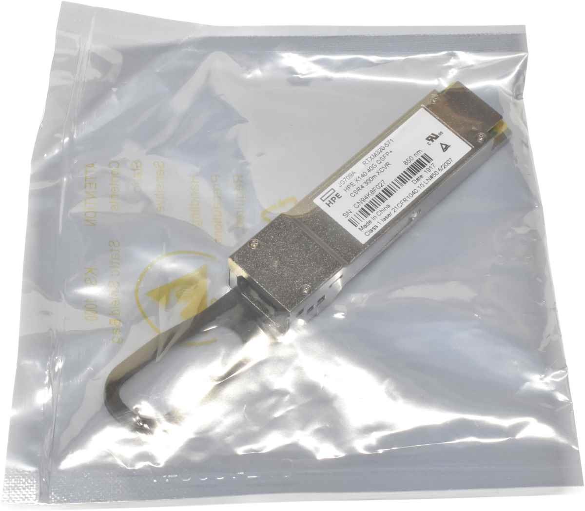 HP GBIC X140 40G QSFP+ 850nm 300m MPO MM CSR4 Transceiver JG709A NEW