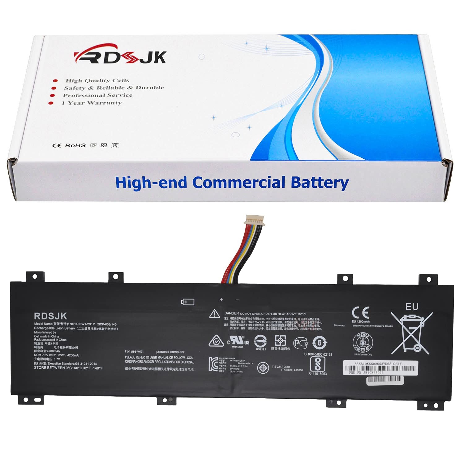 NC140BW1-2S1P 0813002 Laptop Battery for Lenovo IdeaPad 100S 14" 100S-14IBR 80R9