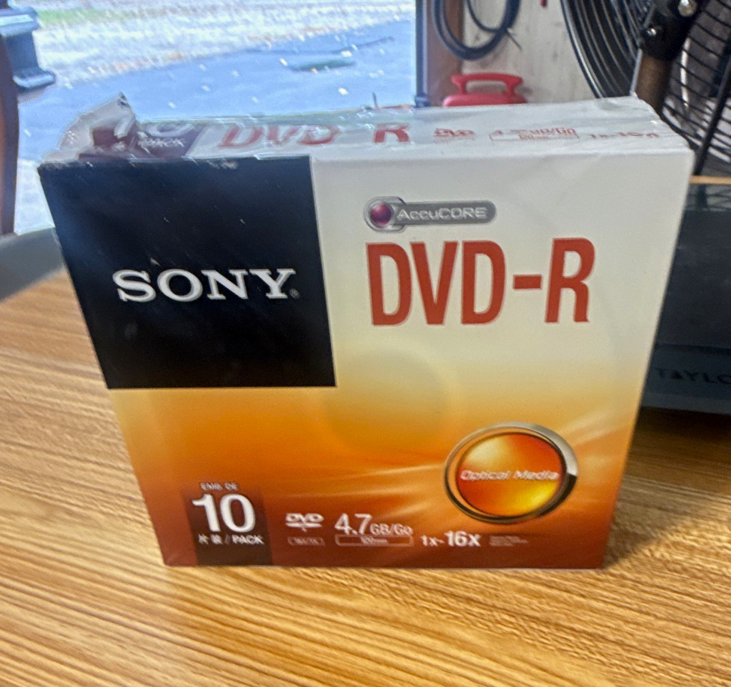 Sony DVD-R Recordable Discs 10 Pack 4.7GB/120min 16x Slim Jewel Case
