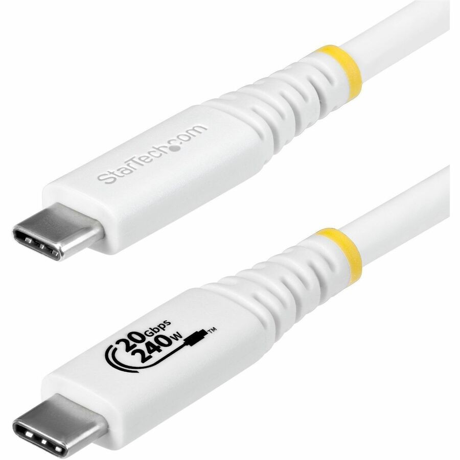 StarTech 6ft 1.8m USB4 Cable 20Gbps USB-IF Certified USB-C Cable 240W PD EPR 4K