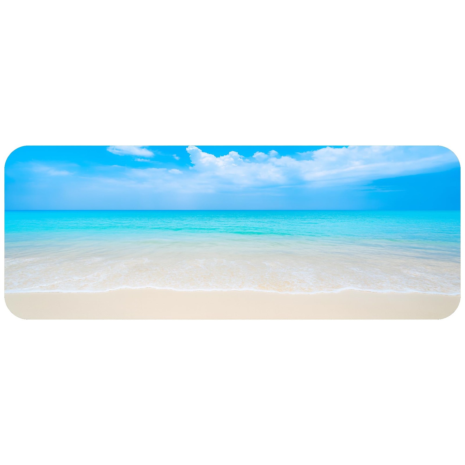 Gaming Mouse Coastal Shoreline Waves Sandy Beach Theme Pad Gamer Mouse Pad Ma...