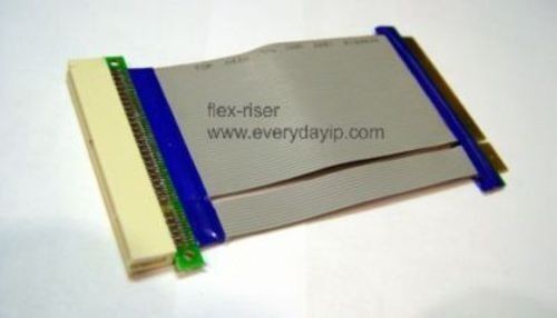CHN Lot 3 Ribbon Cable Riser 32 Bit 1U 2U 4U Flexible Standard PCI Server Adapte