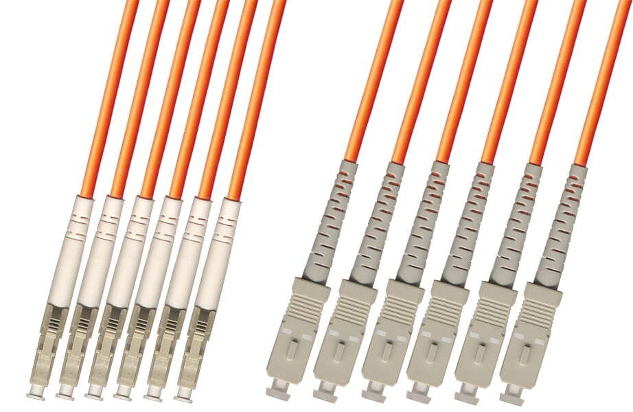 Direct Burial Outdoor LC SC 6 Strand Fiber Optic Cable Multimode 62.5/125 10M