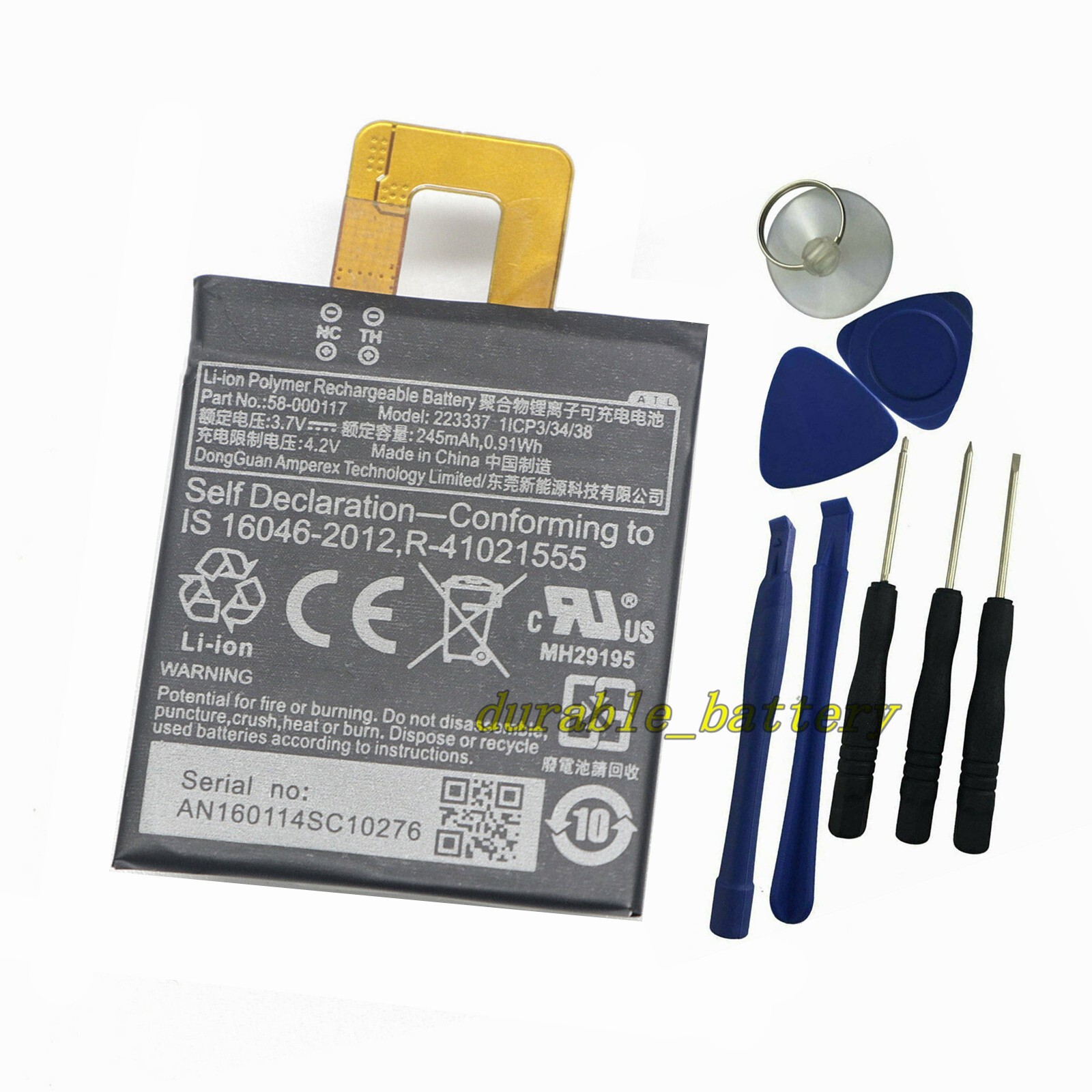 New Battery 58-000117 For Amazon Kindle Oasis 1 (8th Generation) SW56RW