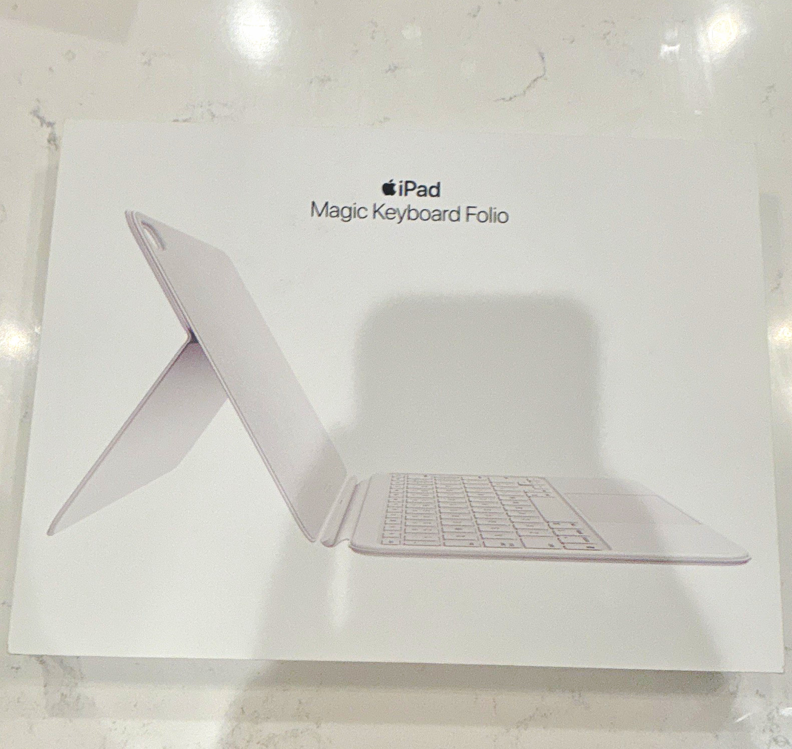 Apple iPad Magic Keyboard Folio White for iPad 10th Gen 10.9in MQDP3LL/A
