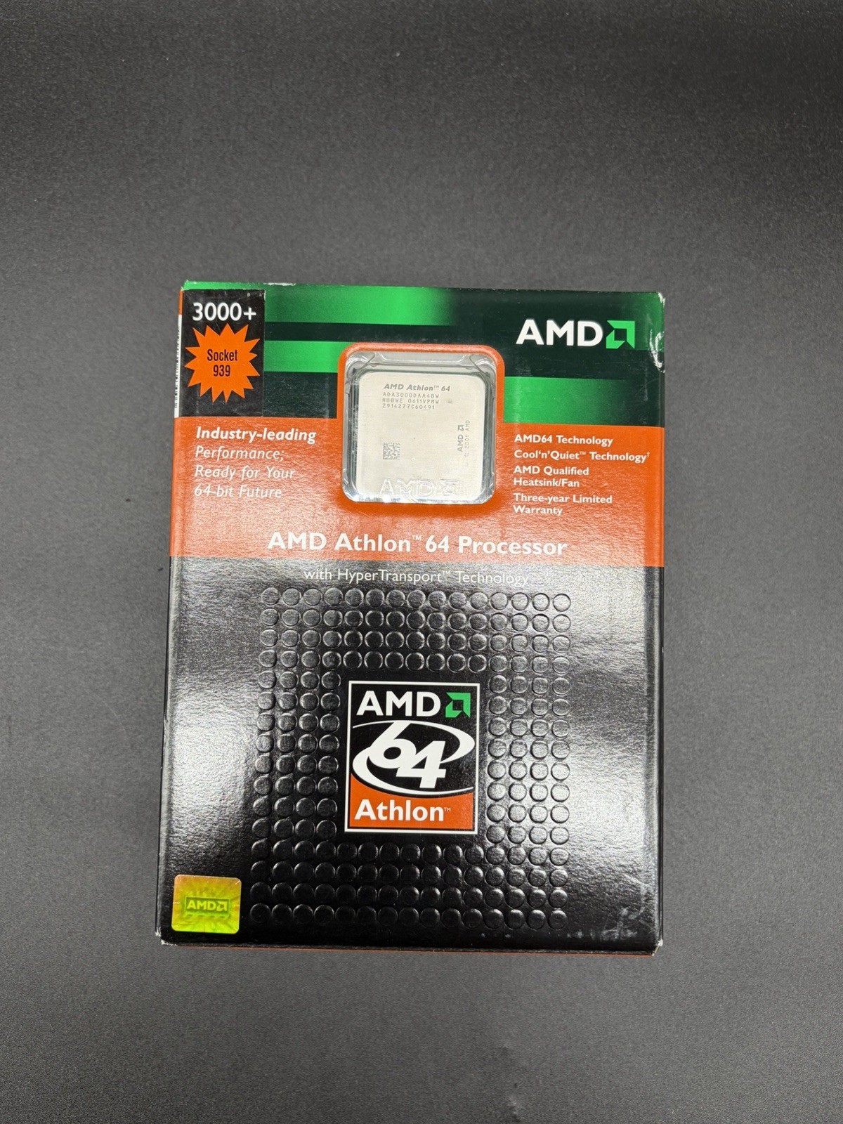 AMD Athlon 64 3000+ 2GHz (ADA3200AEP5AP) Processor