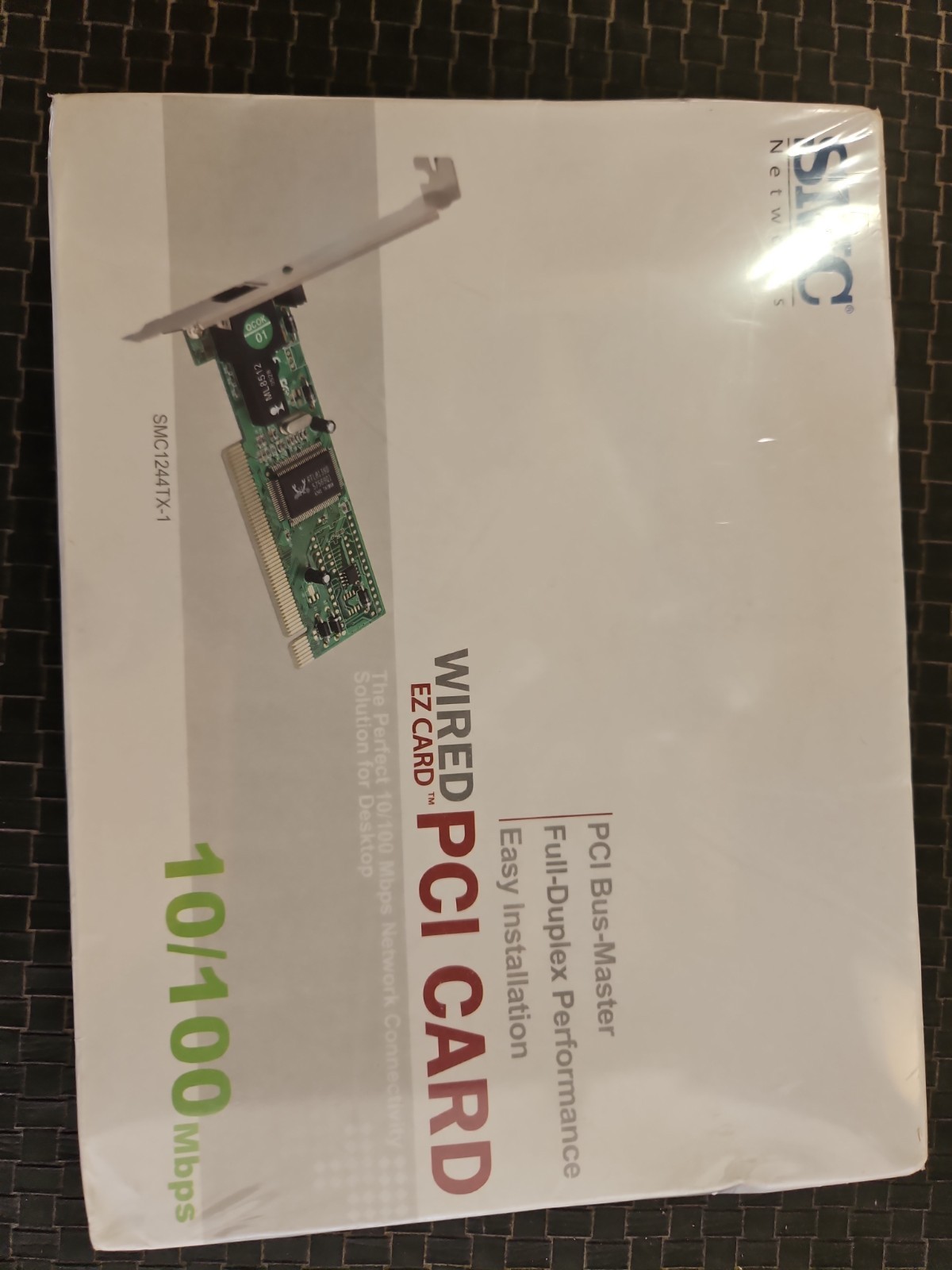 SMC Networks SMC1244TX-1 Wired EZ PCI Card 10/100 Mbps - New - XMAS
