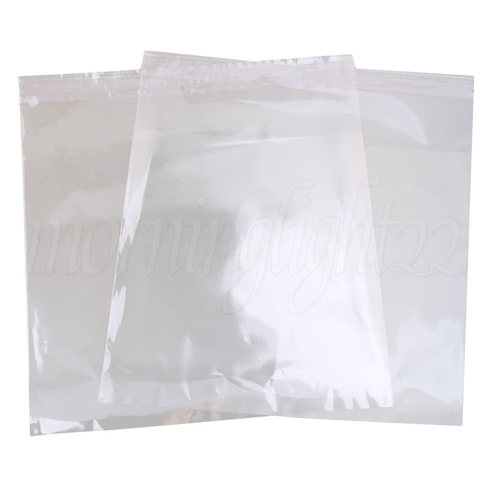500 Pieces OPP Plastic Resealable Wrap Sleeve 160x155mm  for CD DVD Case