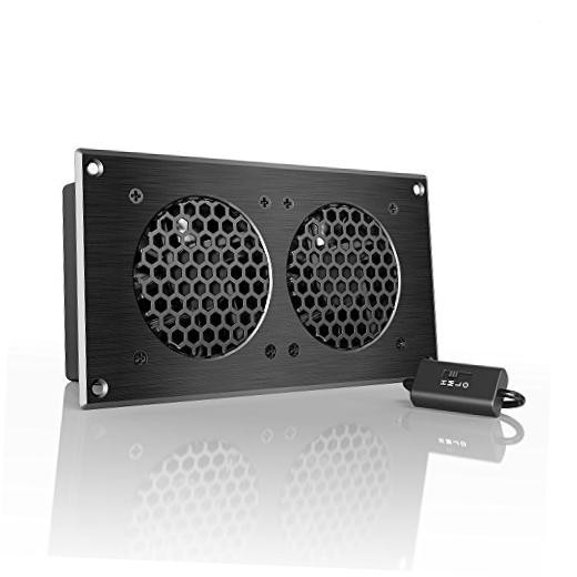 Airpat S5, Quiet Cabinet Cooling Fan 8" w/Speed Controller Dual 80