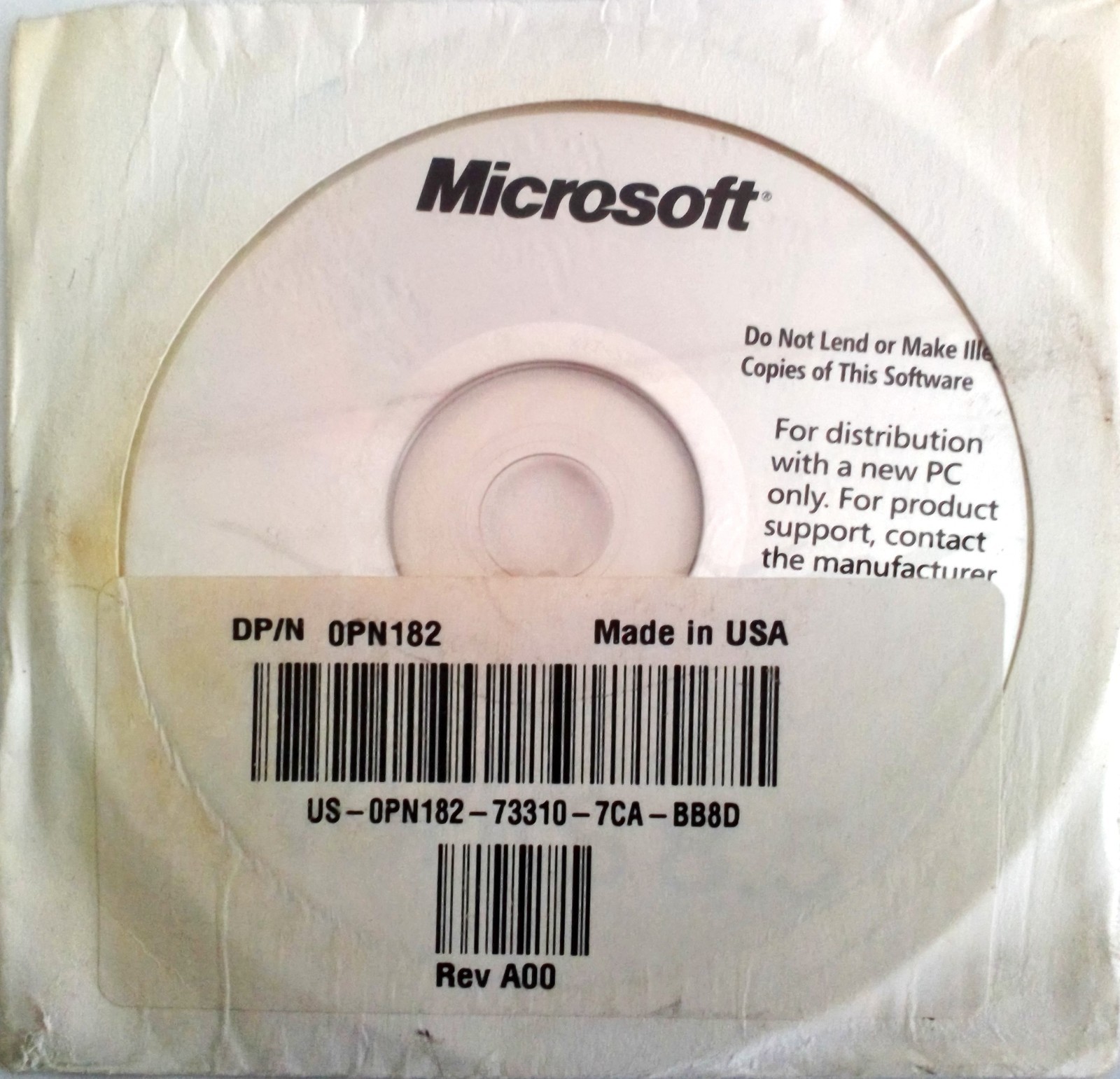 Disc Microsoft Works 8.5 PC CD ROM 2005 Microsoft Corporation LIKENEW 