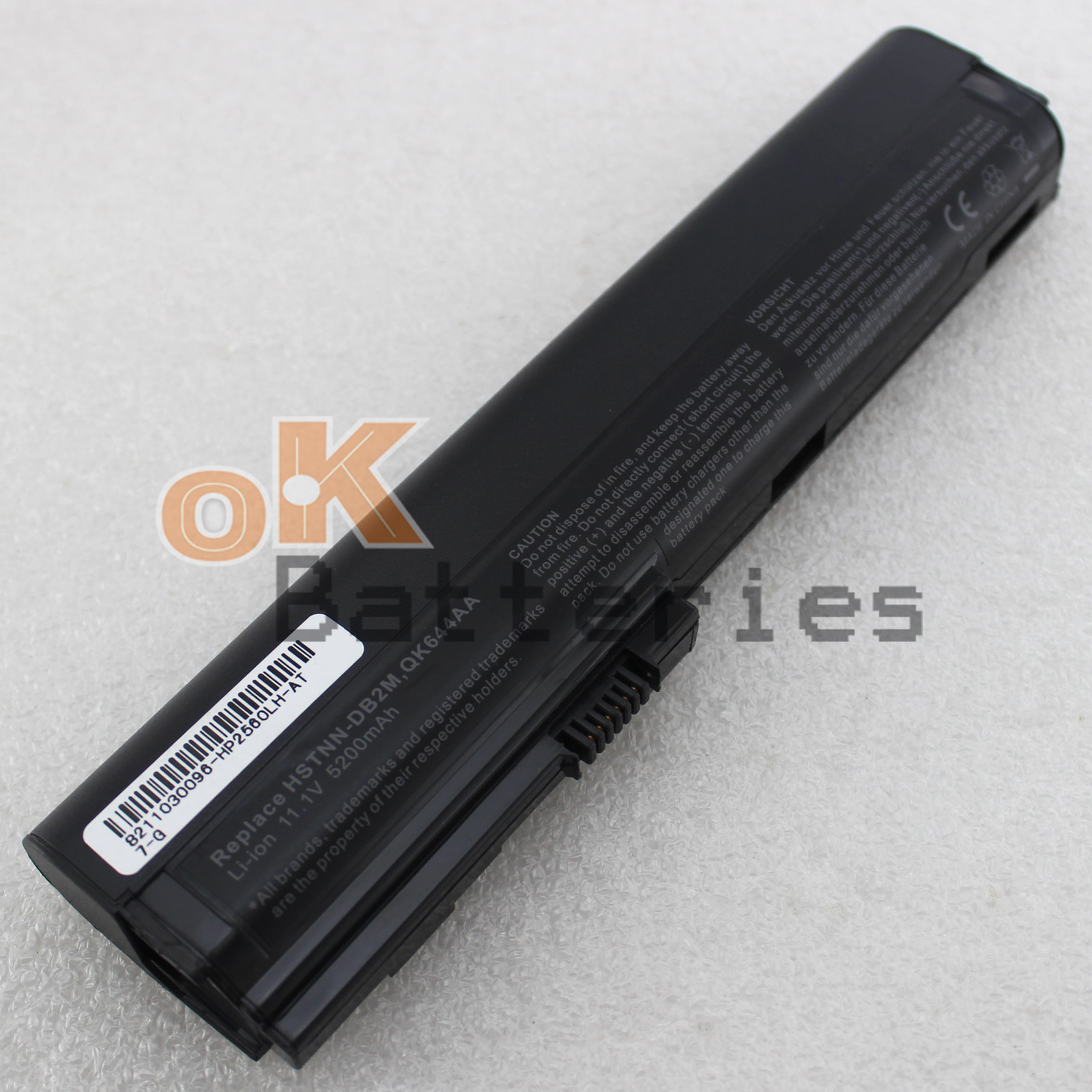 New 6Cell Battery For HP Elitebook 2560p 2570p SX03 SX06 632423-001 632421-001