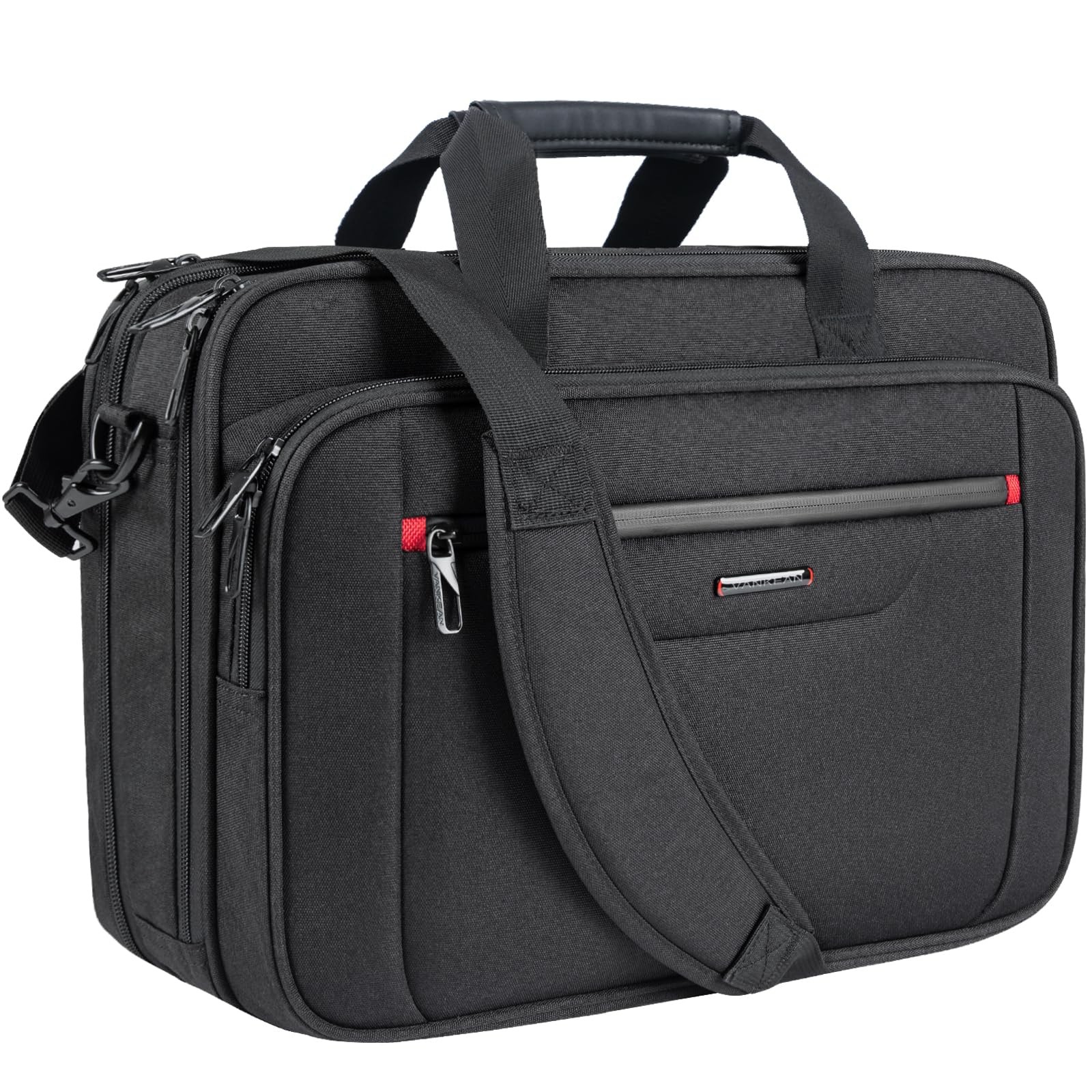 VANKEAN Laptop Briefcase Premium Laptop Case Fits Up to 17.3 Inch Business Shoul