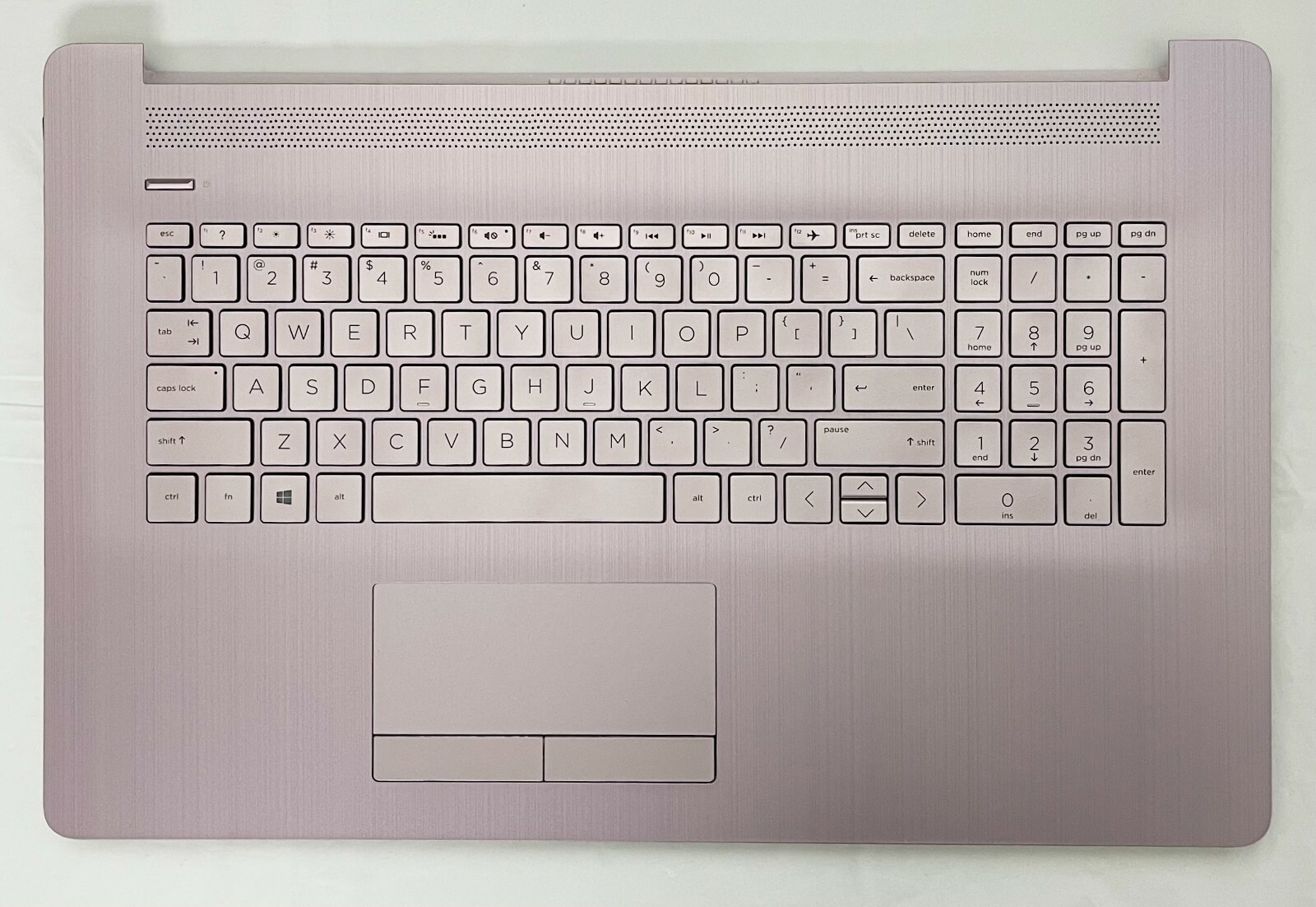 New HP 17-CA 17Z-CA 17-BY Pink With BL Palmrest Keyboard L28089-001 Touchpad