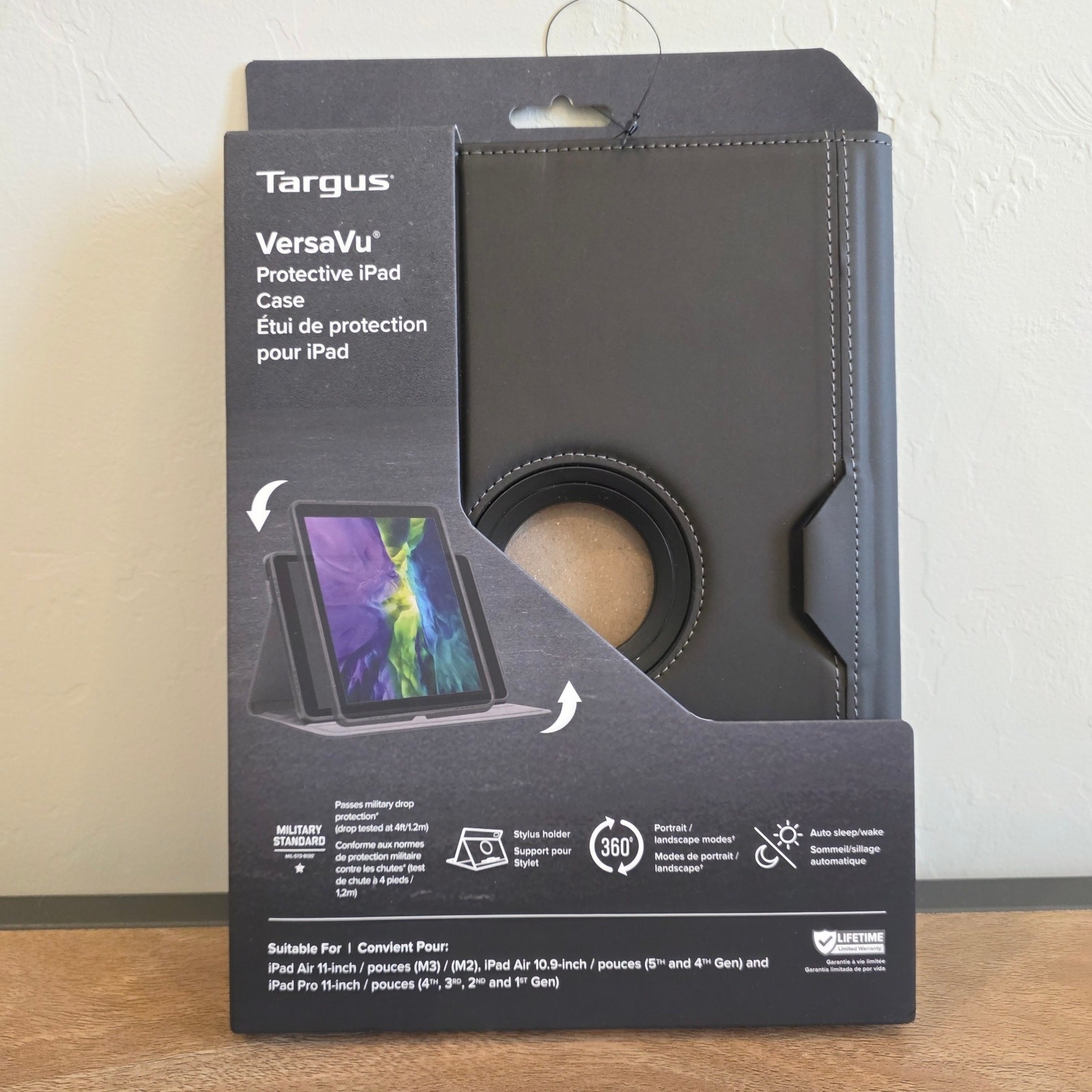 Targus VersaVu Classic Case 11-inch iPad Air M2 M3 iPad Pro 11 1-4 Gen THZ867GL