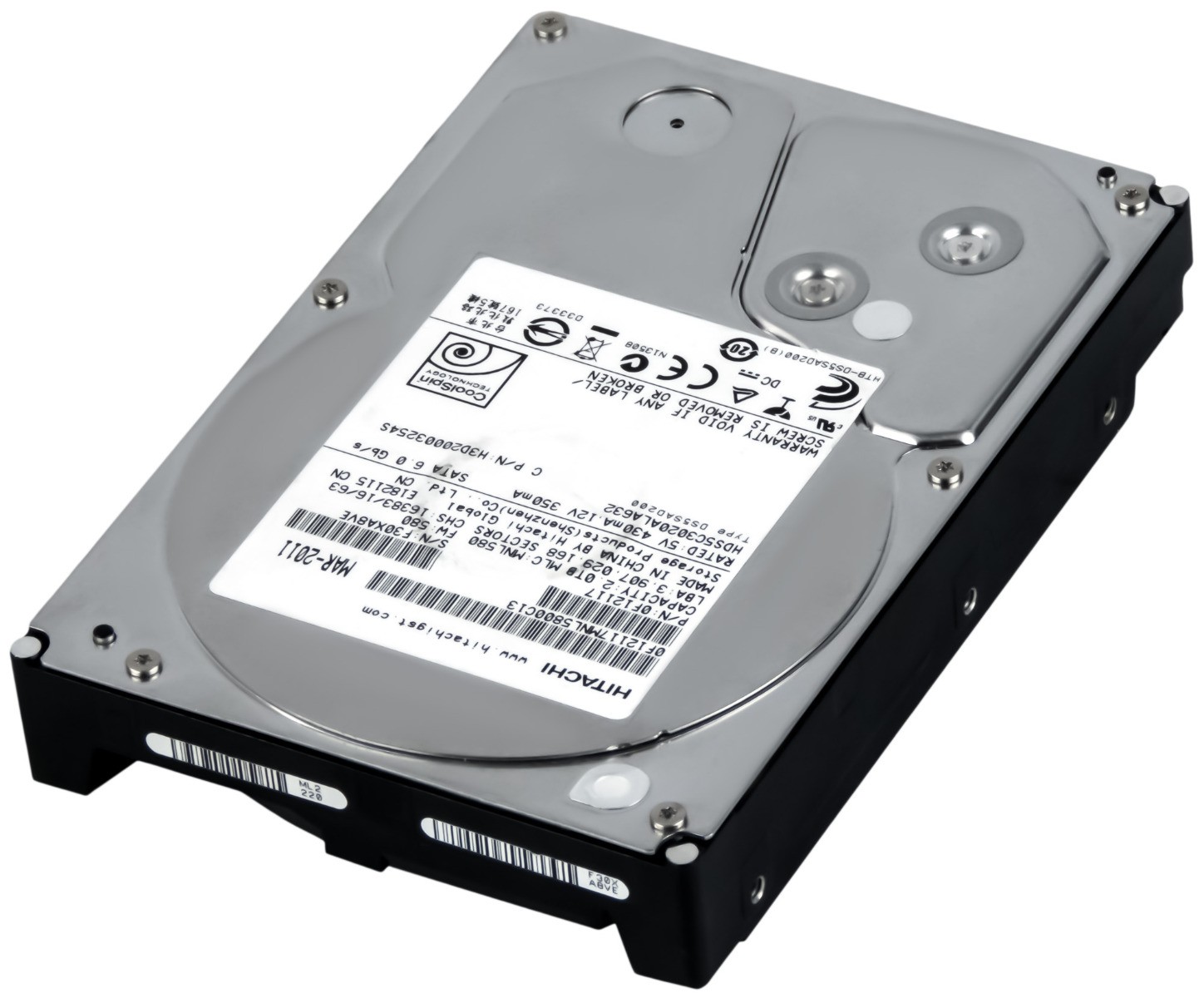 HARD DRIVE HITACHI DeskStar 5K3000 HDS5C3020ALA632 2TB 5.9K 32MB SATA III 3.5