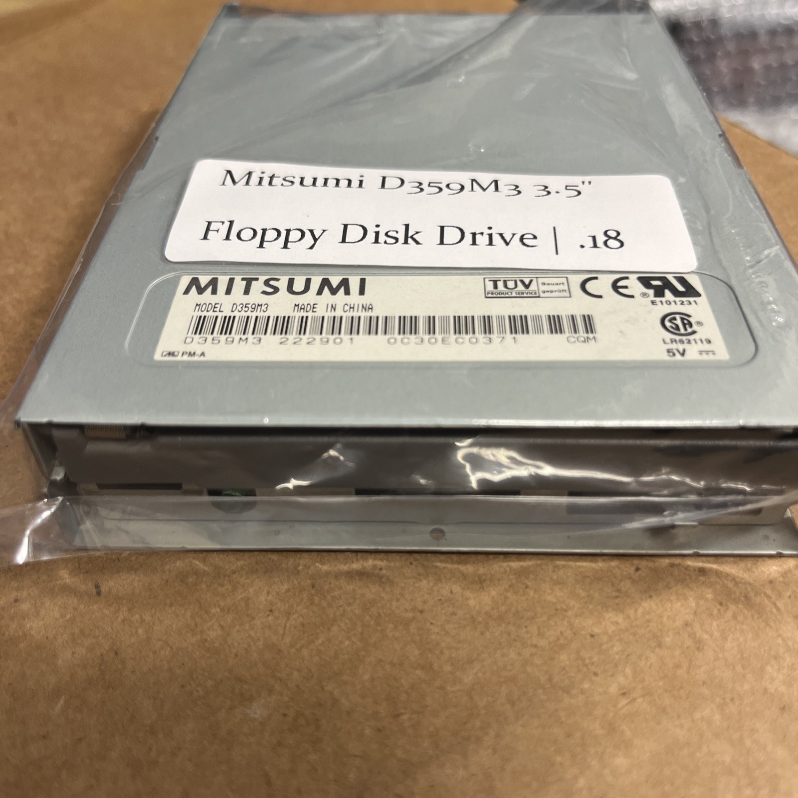 Vintage Mitsumi D359M3 3.5" Floppy Disk Drive - No Faceplate