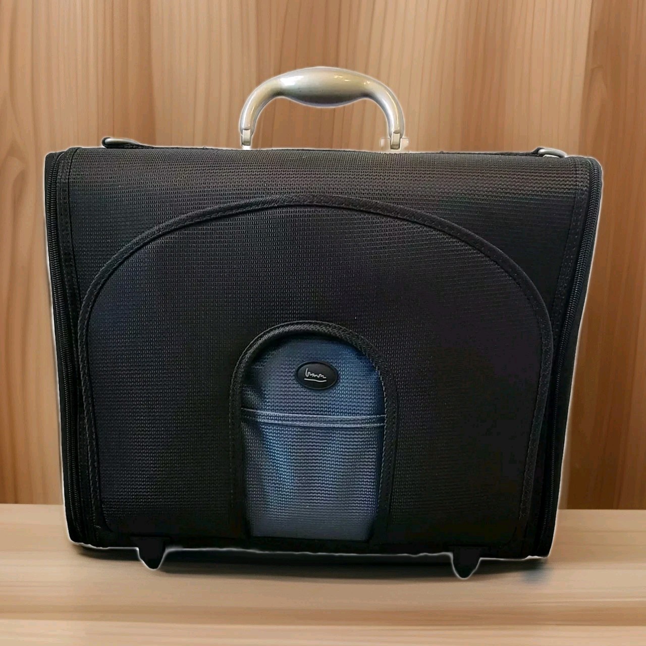 Michael Graves Black Laptop Bag Brief Case No Shoulder Strap 16" X 12"