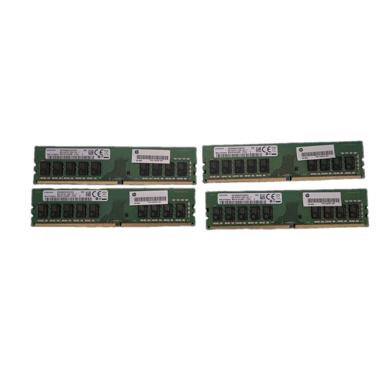 Samsung M391A1K43BB2-CTDQ 4 x 8GB 1Rx8 PC4-2666V DDR4 UDIMM RAM Memory