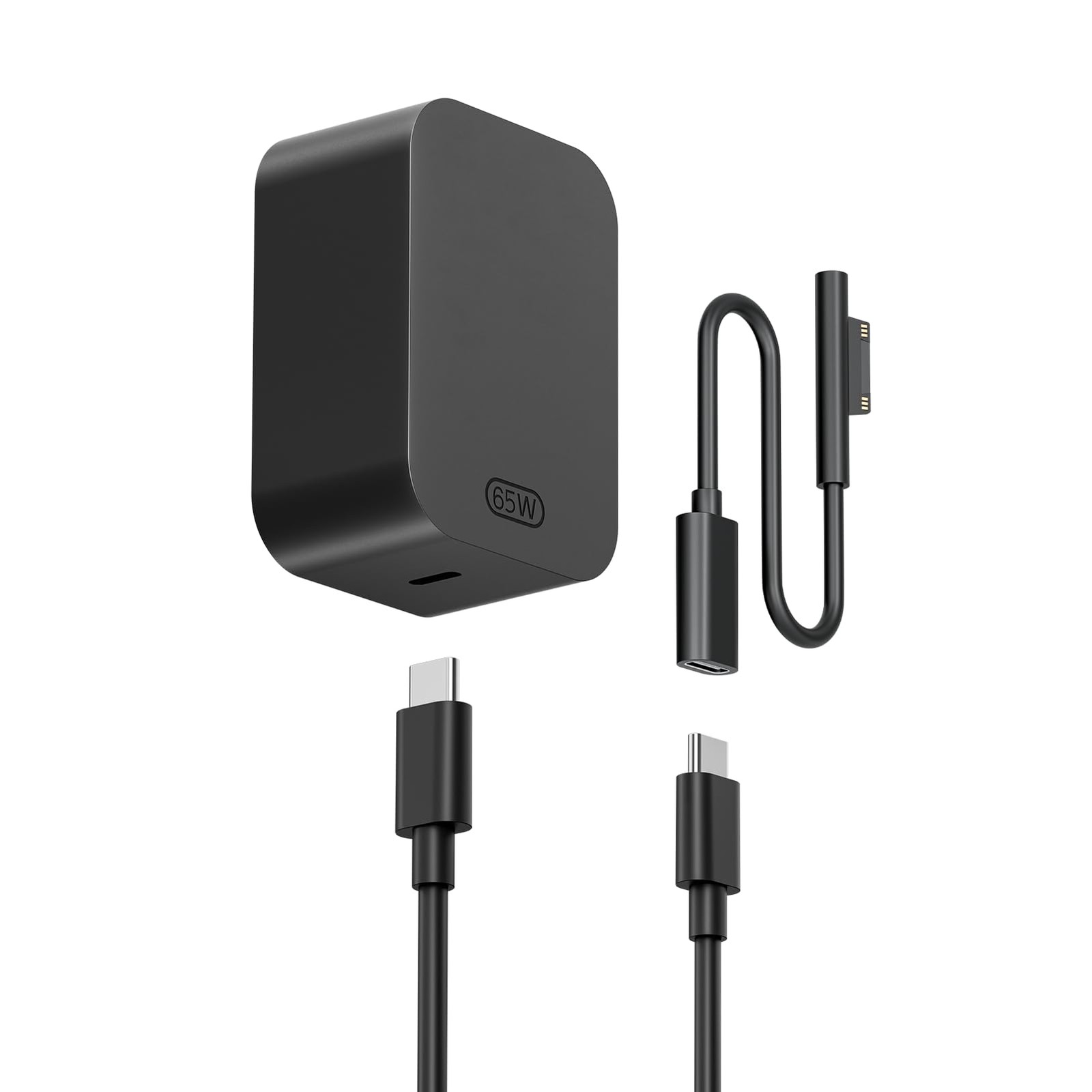 65W Charger for Microsoft Surface Pro 11, 10, 9, 8, 7+, 7, X, 6, 5, 4, 3, 2-i...