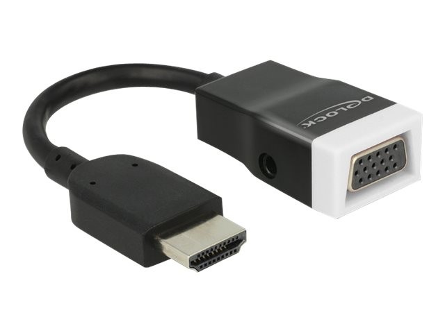 Delock Adapter HDMI-A Male > VGA Female with Audio Video Converter 65587