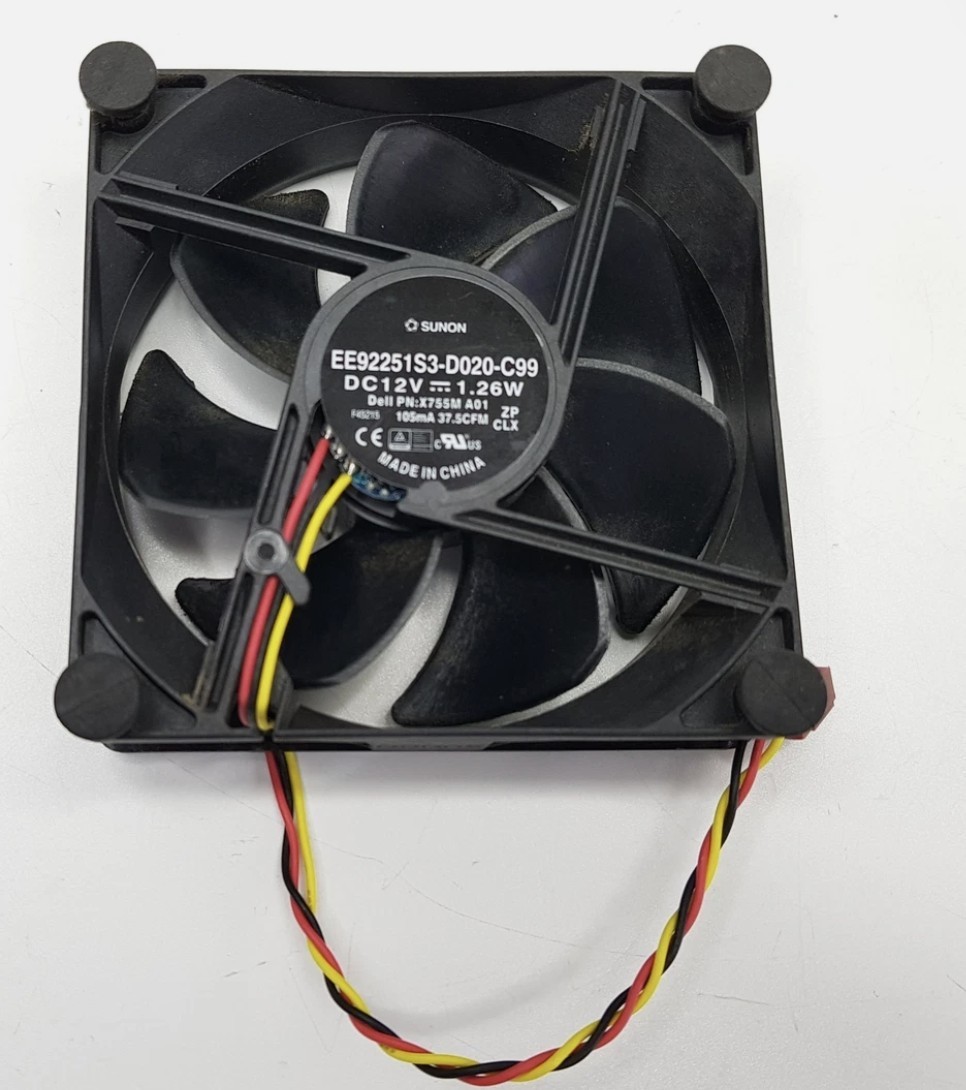 Sunon EE92251S3-D020-C99 92mm 12V 3-Pin DC Cooling Fan OEM Replacement Computers