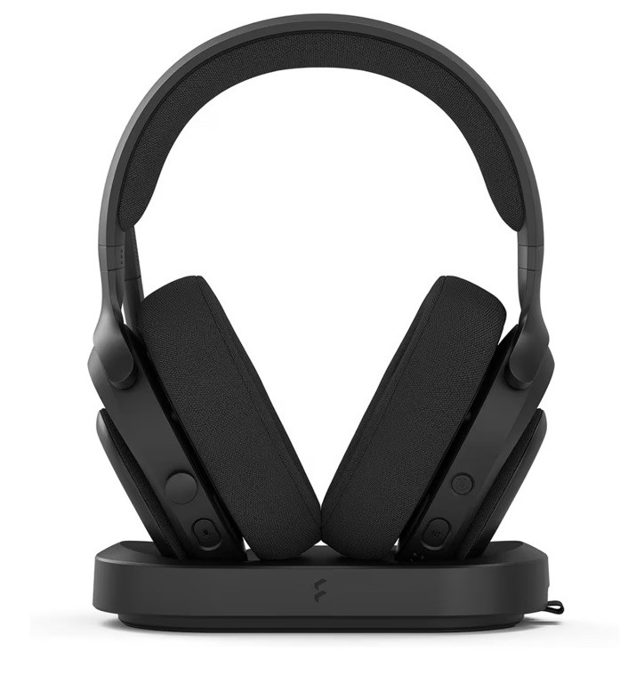 Fractal Design Scape Dark - Wireless PC Gaming Headset - Detachable Flip-to-M...