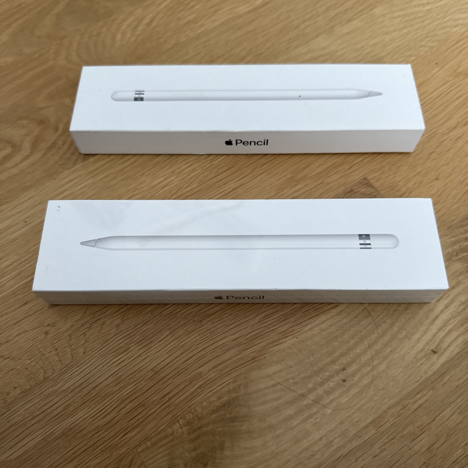 (2) Apple Pencil 1st Generation— New In Plastic And Opened Box