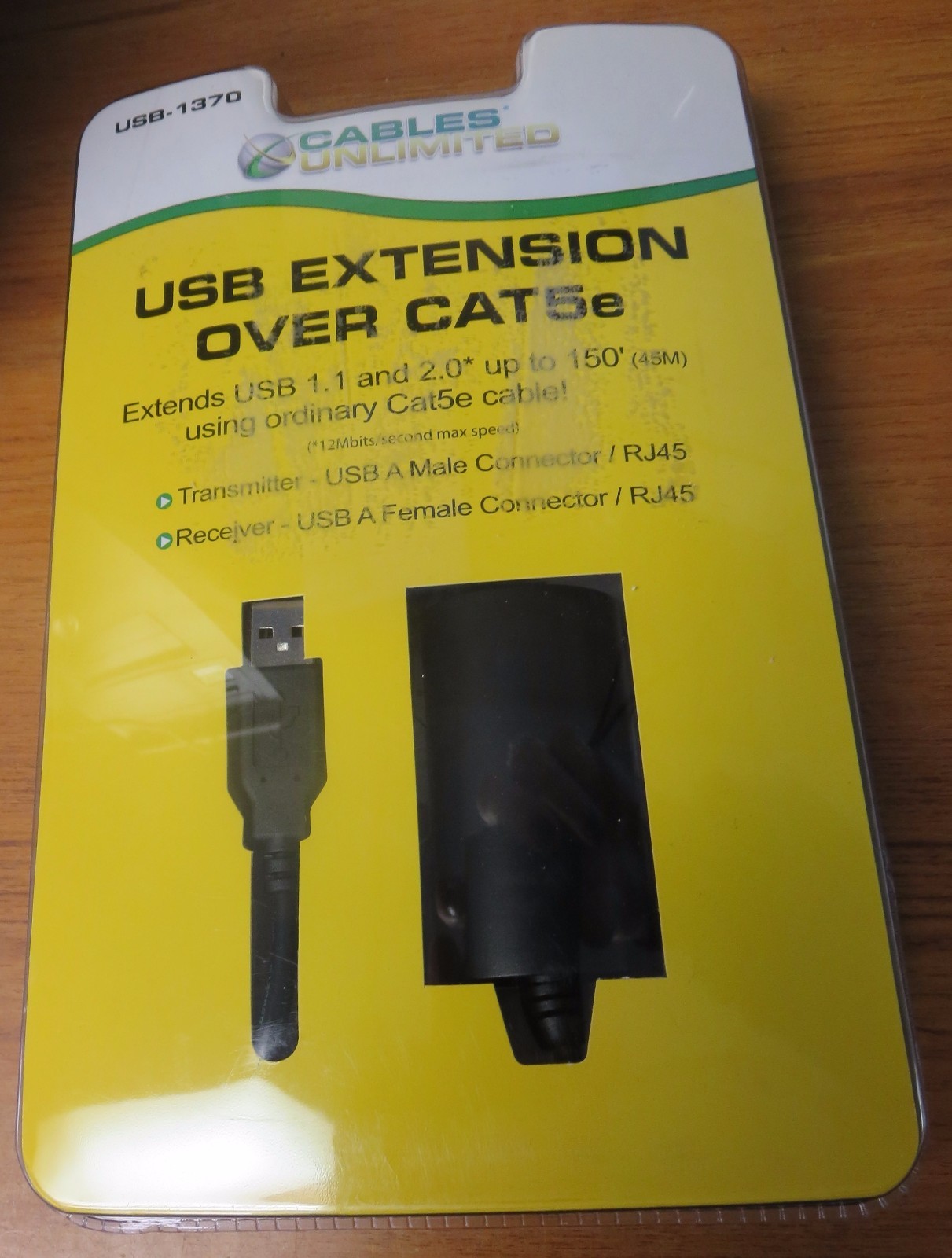Cables Unlimited USB-1370 USB Cable Extender