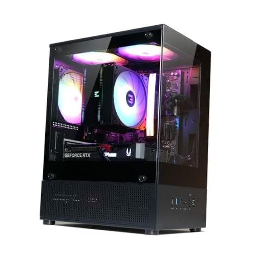 CUBIX-G Micro-ATX MATX Compact Mini Tower Gaming PC Case, Black Cubix-G Black