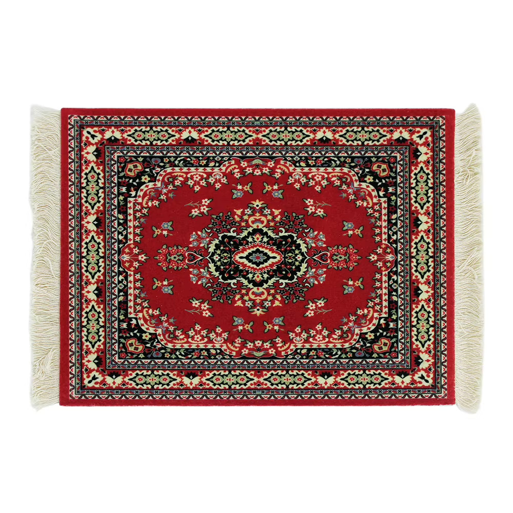 Mousepad Meal Mat Persian Carpet Style Rubber Anti-Slip Durable Printing Rectang