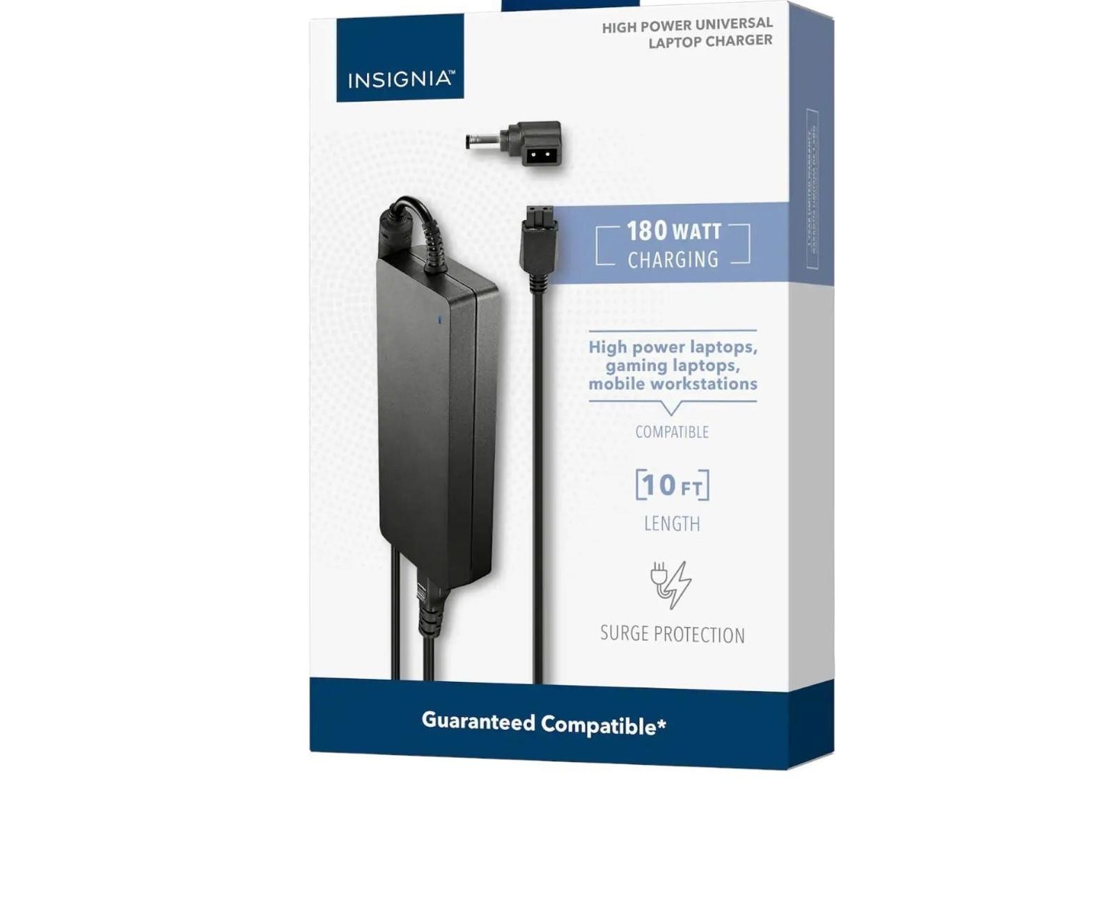 Insignia Universal 180W Laptop Charger Power Adapter 19V NS-PWL9180