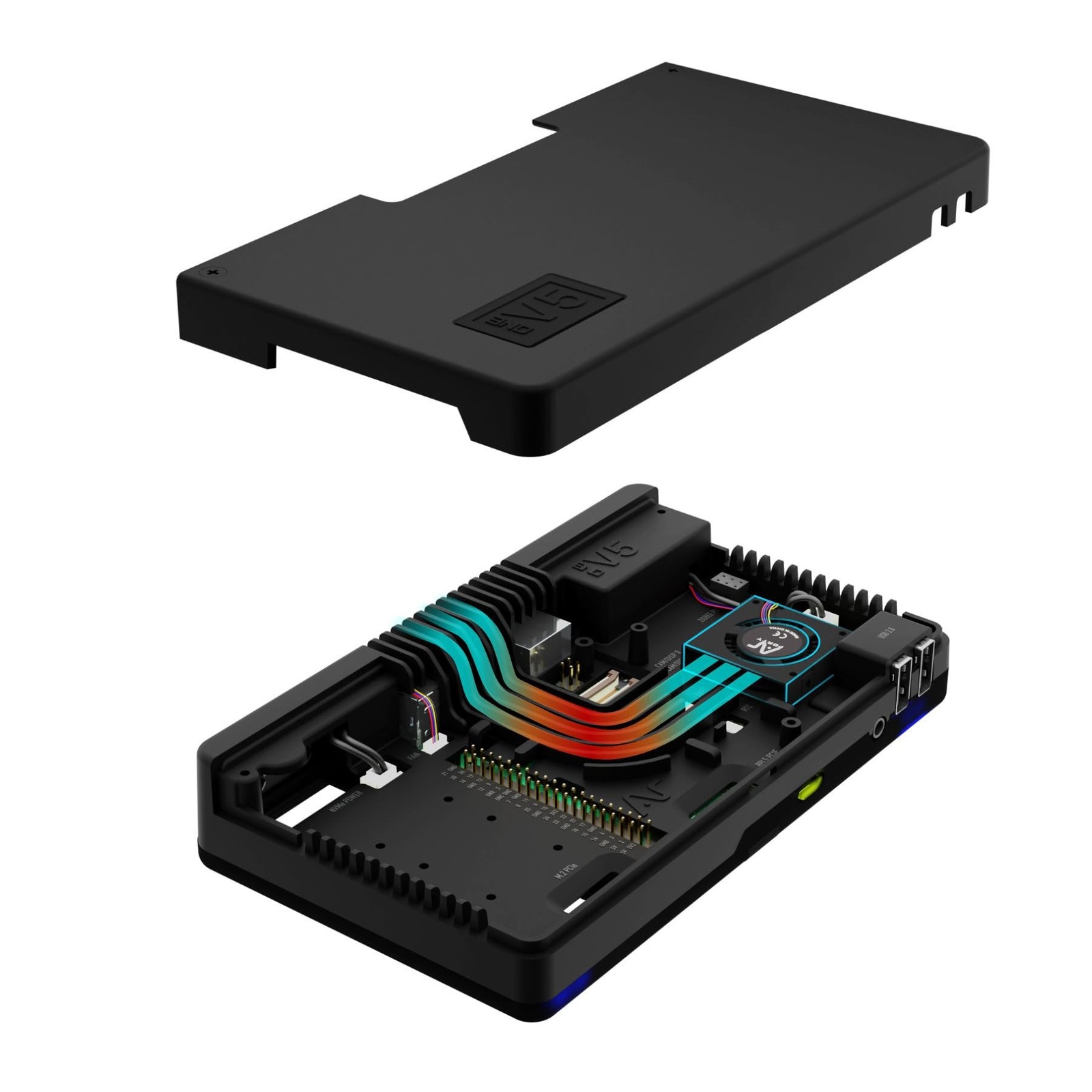 Argon ONE V5 Case Only for Raspberry Pi 5 | Raspberry Pi 5 Aluminum Case, Exp...