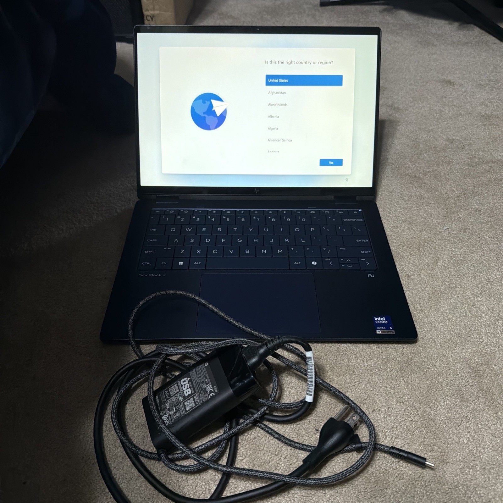 NEW HP OmniBook X Flip 14-fm0013dx 14" Touch Ultra 5 226V 16GB 512GB SSD Blue