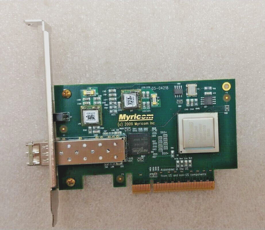 Myricom 10GPCIE8BS 10Gbs PCIE 20 x8 SFP Ethernet Network Adapter G2U