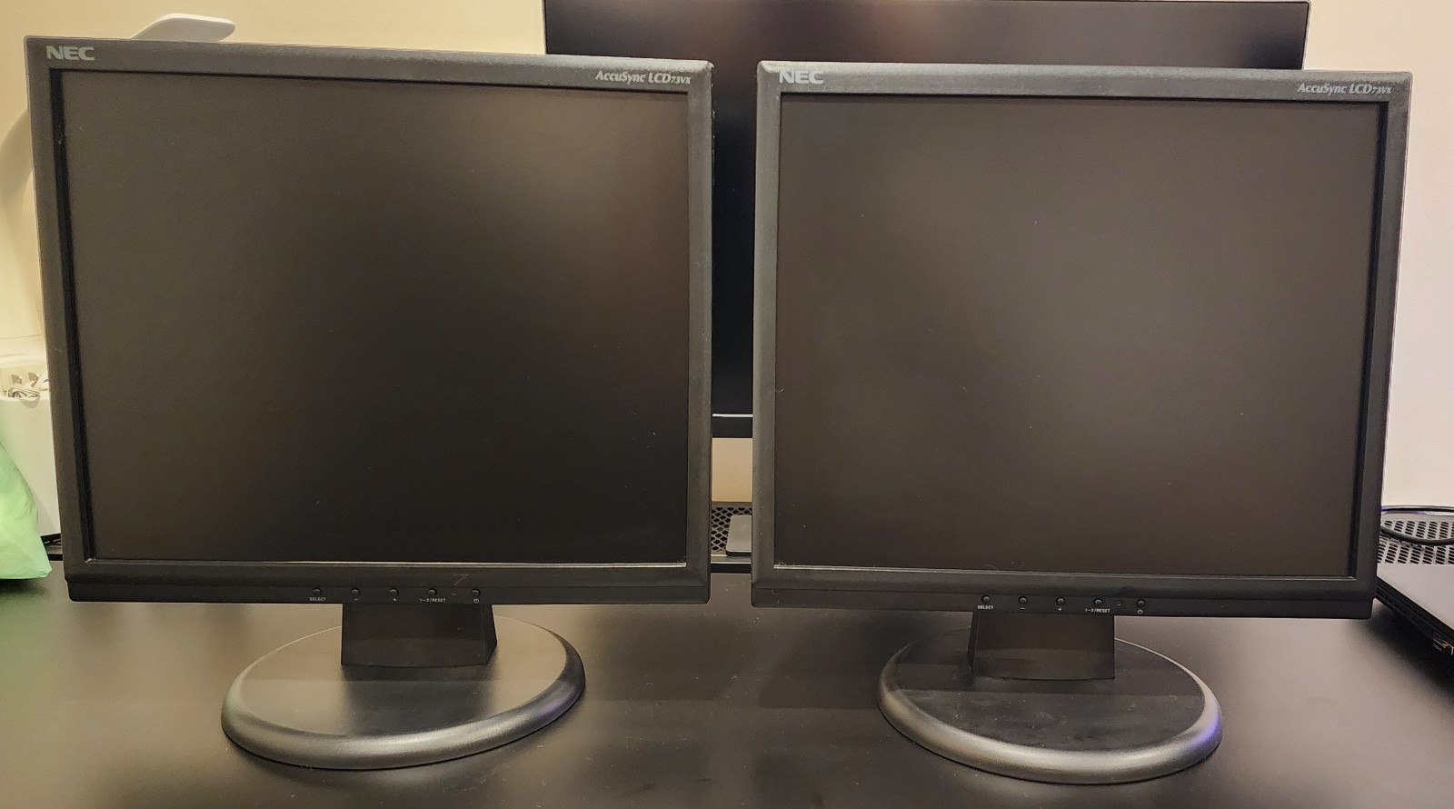 NEC monitor AccuSync LCD73VX 17" Rev 1A  (Price for both 110 CAD)