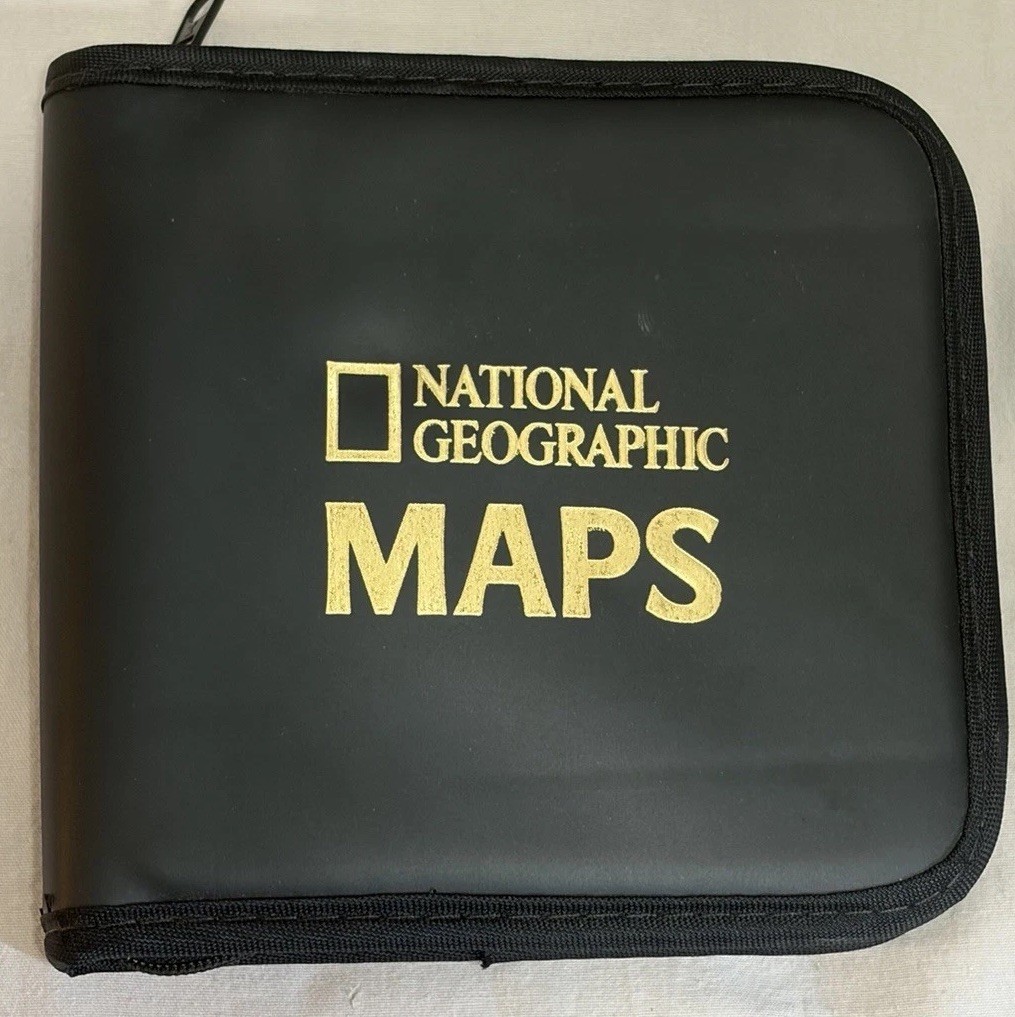 Vintage National Geographic 8 CD-Set Maps Collection Windows CD-ROM