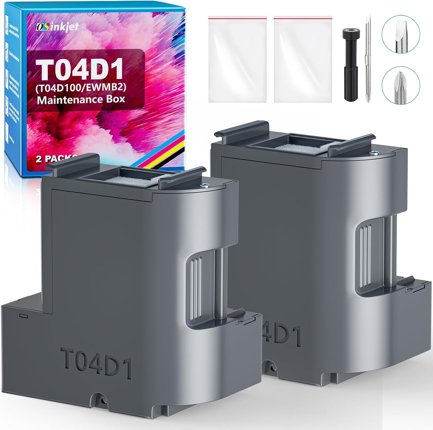 T04D1 T04D100 Ink Maintenance Box Compatible for ET-15000 ET-3850 ET-4850