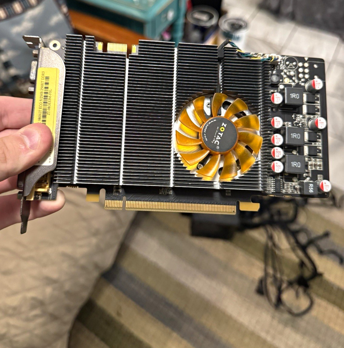 ZOTAC NVIDIA 9800 GT EcoGeForce PCIe x16 Graphics Card DVI HDMI VGA