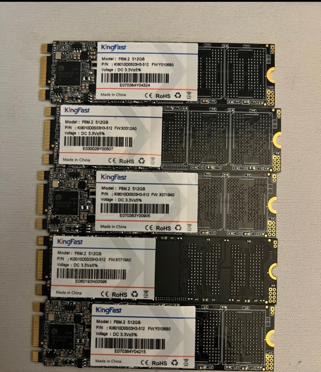 Kingfast F6M.2 500GB M.2 Sata SSD 6GB/s OEM NO BOX