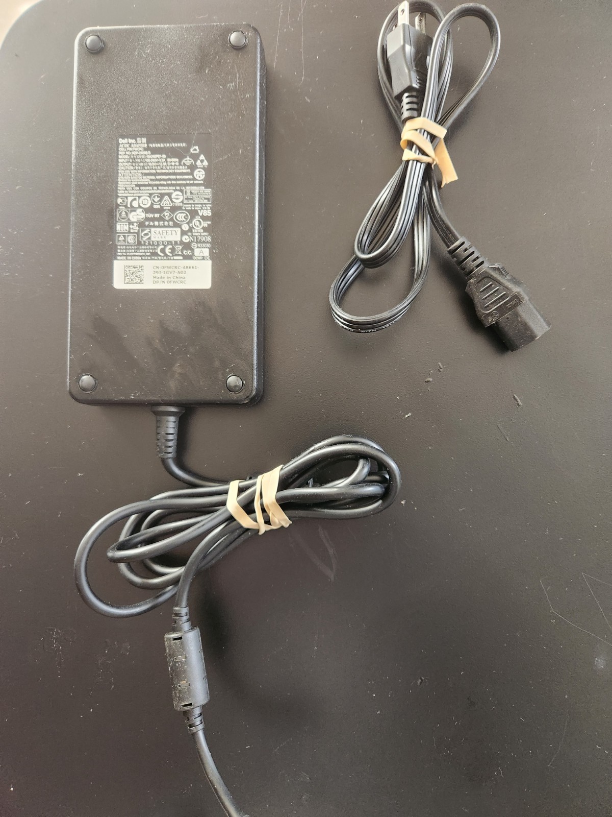 GENUINE DELL 240W 19.5V 12.3A AC ADAPTER POWER SUPPLY 0FWCRC