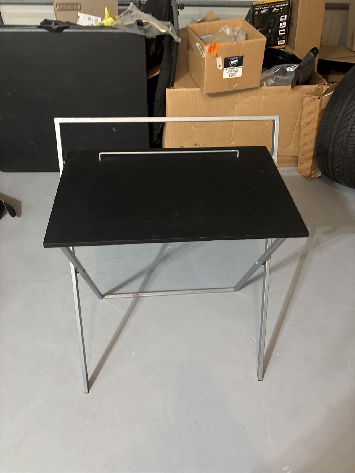 Multi-purpose desk/table for TV or laptop/computer; offers accepted.