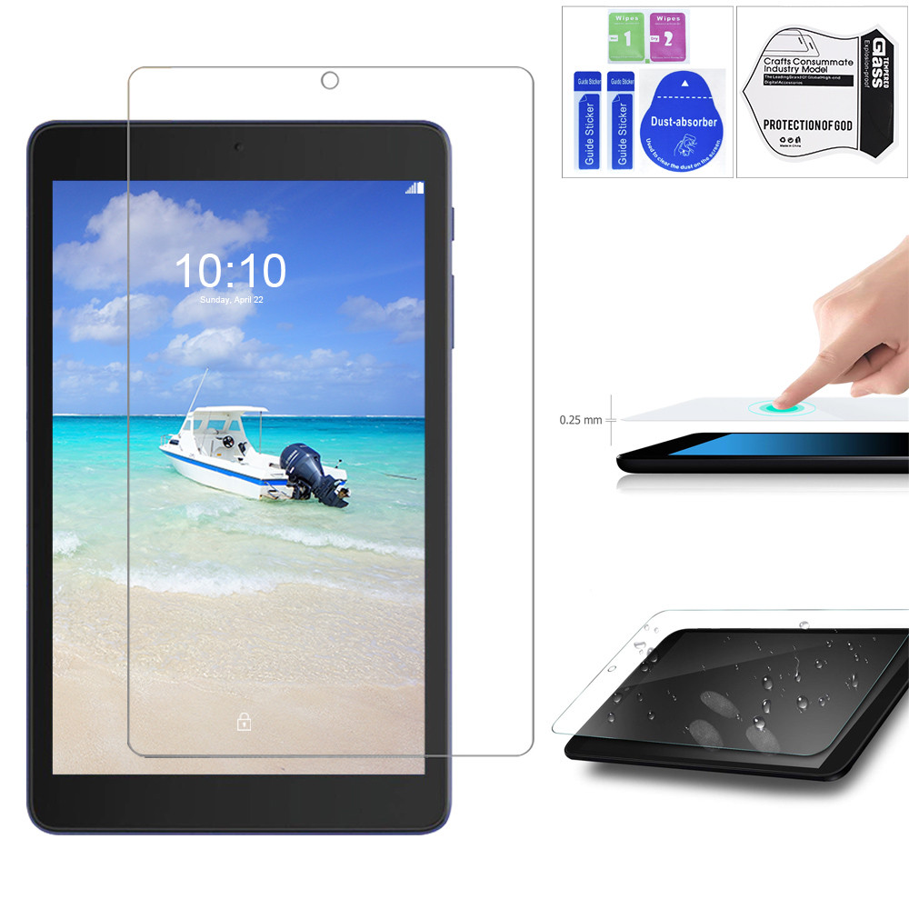For Alcatel Joy Tab 2 3T A30 / TCL Tablet 8 inch Tempered Glass Screen Protector