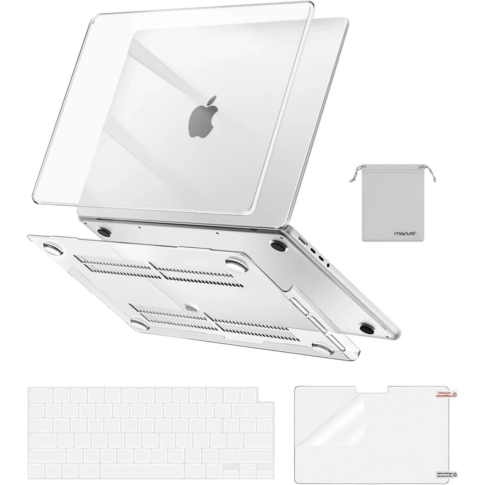 MOSISO for 2025-2021 M4 M3 M2 M1 MacBook Pro 14 inch Hard Case with Accessories