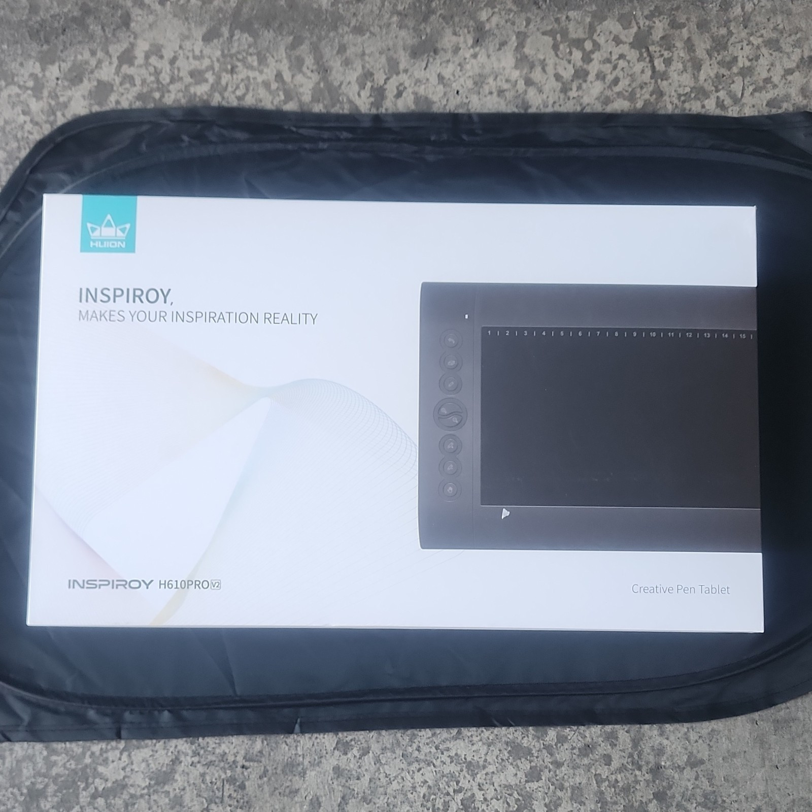 Huion Inspiroy H610PRO V2 Graphics Pen Tablet, Wired (H610PROV2)