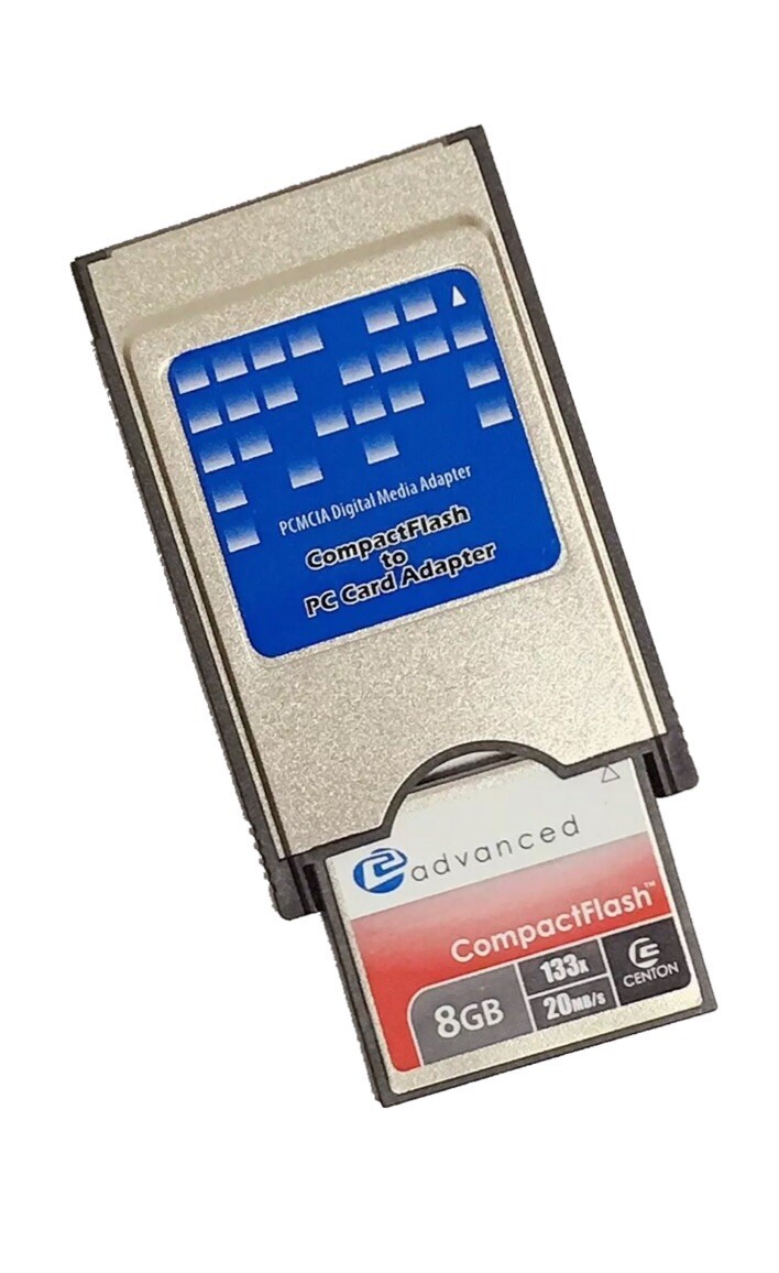 Centon 8GB CF  + Compact Flash to PCMCIA PC Card Adapter for HONDA CRV CIVIC FIT